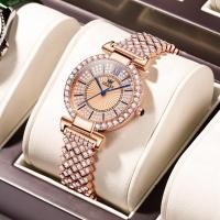 ราคา OLEVS 9942 Fashion Waterproof Watches For Women Stainless Steel Band Quartz Women Wristwatches (20438917467)