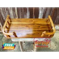 ราคา HNGM หิ้งพระ หิ้งพระโค้งไม้สักทอง 70 36 ซม หิ้งพระเหลี่ยมไม้สักติดผนัง หิ้งวางไอ้ไข่ สีใส (9850904460)