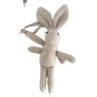 ราคา AMOY พวงกุญแจรถการ์ตูนกระต่ายมีความสุขจี้ Kado Ulang Tahun กระเป๋าเครื่องประดับตุ๊กตาสัตว์ยัดไส้กระต่ายชุดเดรสฟูพวงกุญแจตุ๊กตากระต่าย (21073440298)