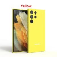 ราคา Samsung Galaxy S22Ultra Case Silky Silicone Cover Soft Touch Back Protective Housing For Samsung Galaxy S22 Ultra 5G S22U Cases (20671804690)