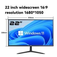 ราคา LED monitor จอคอมพิวเตอร์ ขนาด 19 นิ้ว wide screen คละรุ่น สภาพสวย พร้อมใช้งาน จอมอนิเตอร์ Full HD หน้าจอคอมพิวเตอร์ (19966360667)