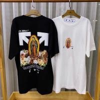 ราคา พร้อมส่ง D37 เสื้อยืด Off White แขนสั้น พระแม่มารี (17295822286)