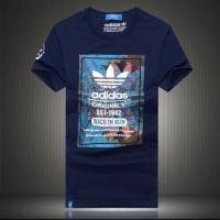 ราคา Adidas เสื้อยืดแขนสั้นสำหรับผู้ชายเสื้อยืดผ้าฝ้ายลายทหารสำหรับฤดูร้อน (10349801683)
