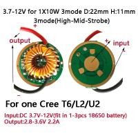 ราคา ไดรเวอร์ LED สำหรับเครื่องชั่ง XPE เพิ่ม Cree XRE XPG2 Q5 XML L2 XHP50 XHP70 18650 Senter LED Baterai แหล่งจ่ายไฟ (16949009004)
