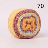 ราคา เส้นด้ายขนสัตว์สีรุ้ง100กรัมผ้าพันคอหมวกไหมพรมเค้กผ้าทอมือแบบใหม่ผ้าถักไหมพรมสำหรับสเวตเตอร์ถักด้ายมัดรวมแฟนซี (17865333062)