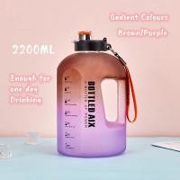 ราคา กระบอกน้ำดัมเบล ขวดน้ำ 2 2ลิตร กระบอกน้ำ 2200ml มีสเกลบอกช่วงเวลาในการดื่มน้ำ กระบอกน้ำฟิตเนส F02 (20892257618)