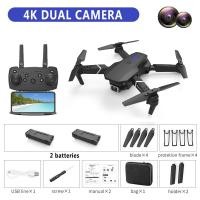 ราคา พร้อมส่ง โดรน E88 PRO โดรนติดกล้องคู่ 4K HD WIFI พับเก็บได้ ถ่ายภาพ บินนิ่ง ถ่ายวีดีโอ กล้อง โดรนไร้สา โดรนถ่ายรูป ดรนบังคับใหญ่ โดรนต โดรนของเล่น โดรนควบคุมระยะไกล โดร เครื่องบินโดรน (18404261369)