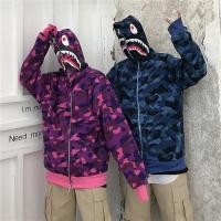 ราคา เสื้อกันหนาว Bape Shark hoodies เสื้อฮู้ด ลายคราสสิค เสื้อฮู้ดผ้าร่ม ปลาฉลาม พร้อมส่ง เสื้อแขนยาวลายพราง (14000629893)