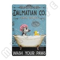 ราคา Zhongqingshop Dalmatian Dog Your Butt Napkins My Lord Retro ป้ายโลหะดีบุก Vintage ป้ายสำหรับ Home Kitchen Bar Club ห้องน้ำ Coffee Wall Decor ใหม่ (20182583150)