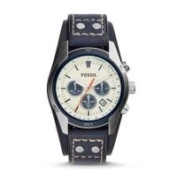 ราคา นาฬิกาโครโนกราฟของ Fossil Coachman CH3051นาฬิกาหนังผู้ชายสีน้ำเงินสำหรับผู้ชาย (17573528511)