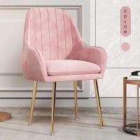 ราคา เก้าอี้ เก้าอี้กำมะหยี่ เก้าอี้ทำงาน เก้าอี้โซฟา เก้าอี้รับแขก เบาะผ้ากำมะหยี่ เรียบหรู ทำความสะอาดง่าย ขาเหล็กแข็งแรง พร้อมส่ง (16774102109)