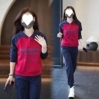 ราคา ouding เซตเสื้อผ้ากีฬาสตรี สไตล์สุภาพสตรีสุดฮิปในฤดูใบไม้ร่วงนี้ (20508066182)
