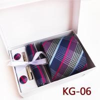 ราคา ใหม่8Cm สีม่วงสีชมพูลายสก๊อตลาย Neckties Man เนคไทสำหรับงานแต่งงาน Paisley Jacquard Arrow Men Tie ผ้าเช็ดหน้าเข็มกลัดกระดุมข้อมือกล่องของขวัญบรรจุภัณฑ์งานแต่งงาน (7506725519)