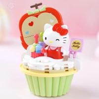 ราคา Sanrio Kuromi Hellokitty บล็อก Original Series การ์ตูนเค้กประกอบอาคารบล็อกของเล่น Cinnamoroll My Melody Girls Collection (21170773826)