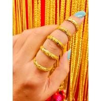 ราคา แหวนทองคำแท้ น้ำหนัก 1 กรัม ลายจีนมั่งคั่ง ทองคำแท้ 96 5 พร้อมใบรับประกันสินค้า (8092459648)