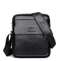ราคา YUESKANGAROO Luxury Brand Casual Men Bag Vertical Business Leather Shoulder Bag Vintage Man Crossbody Messenger Bag With Wallet (20130421831)