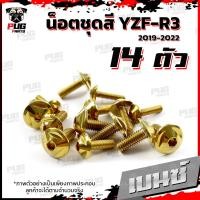 ราคา น็อตชุดสีR3 ปี 2019 1ชุด 14 ตัว น็อตชุดสีR 3 2019 YZF R3 น็อตR3 น็อตYFZ R3 น็อตเฟรมR3 น็อสแตนเลส R3 2019 (16219149401)