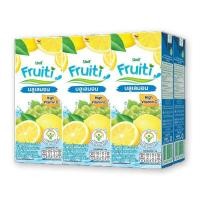 ราคา ราคาส่งถูก ยูนิฟ ฟรุตตี้ บลูเลมอน 15 230 มล x 6 กล่อง Unif Fruiti Blue Lemon 230 ml x 6 Pcs สินค้าใหม่ ล็อตใหม่ ของแท้ บริการเก็บเงินปลายทาง (19073980142)