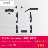 ราคา สำหรับ Toyota Camry ปี2018 2020car คอนโซลภายในตรงกลางฟิล์มปกป้อง Tpu ใสป้องกันรอยขีดข่วนอุปกรณ์เสริมฟิล์มซ่อมแซม Refit (10261760320)