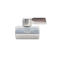 ราคา 304 316 Stainless steel Mini Ball valve 1 8 1 4 3 8 1 2 3 4 1 BSP NPT Female male thread for water oil acid 2 way ball valve (20105758030)