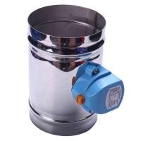 ราคา 125mm stainless steel air damper valve HVAC electric air duct motorized damper for 5 inch ventilation pipe valve 220V (19773341963)