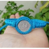 ราคา เหรียญครุฑ สีประจำวันเกิด กำไล ข้อมือเชือกเทียนถัก ข้อมือเหรียญครุฑ 2517 ช่วยเสริมบารมี สีประจำวันเกิด (14842311008)