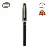 ราคา PARKER ปากกาป๊ากเกอร์ โรลเลอร์บอล ซอนเนต แมทดำ จีที PARKER SONNET MATTE BLACK GOLD TRIM ROLLERBALL PEN ราคาพิเศษ พร้อมกระดาษห่อของขวัญ (119705625)