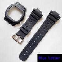 ราคา นาฬิกาเรซินสายคล้อง Bezel 16มม สำหรับ Casio G SHOCK DW 5000 DW 5600 GW B5600 DW 5600BB 5600HR DW 5700 5735 5750 GWX 5600 DW 5025 DW 5030ยางสายนาฬิกาแบบสปอร์ตกับกรณี (17061030413)