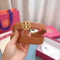 ราคา 2023 new TORY BURCH TB Double Sided Plain Weave Fashion Womens Belt 2 5cm wide (20015821523)