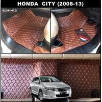 ราคา พรมปูพื้นรถยนต์ 6D HONDA CITY 2008 13 พรม6D QX สวยงาม เข้ารูป ตรงรุ่นรถ 3ชิ้น (6757376369)