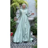 ราคา ชุดมุสลิมหญิง ชุดเดรสมุสลิม รุ่นสะไบ เนื้อผ้าซาร่า เเดรสยาว เดรสออกงาน ชุดเดรสไปงานแต่ง ชุดใส่รายอชุดเดรสสวย ชุดเดรสพร้อมส่งชุดนิกะห (18931274791)