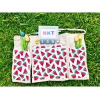 ราคา ผ้ากันเปื้อนผูกเอวแบบครึ่งตัว (20953564470)