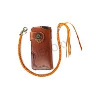 ราคา กระเป๋าสตางค์หนังแท้รุ่นHBB แถมฟรีสายหนังถัก และจี้พวงกุญแจ หนังวัวแท้ (9727298840)