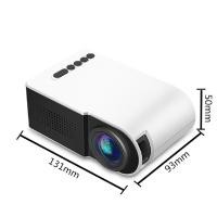 ราคา 7000LM HD 1080P Projector Stereo Lossless Audio Speaker Video Cinema Theater LED Multimedia Player Projection Machine (20661937536)