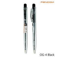 ราคา หมึกดำ Pencom OG04 ปากกาหมึกน้ำมันแบบกดสีดำ ด้ามใส หัวปากกาขนาด 0 5 mm ด้ามจับจับง่าย เขียนสบายมือ จำหน่าย 12 ด้าม 24 ด้าม และ 50 ด้าม (18633944887)