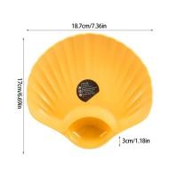 ราคา เปลือกขนมหวานจานอาหารว่างแบ่งพลาสติกสำหรับจุ่มอาหารเรียกน้ำย่อยของว่างผักมันฝรั่งทอดชุดถาดรองรับสองช่องสำหรับงานเลี้ยงและอีกมากมายเทศกาล (18329647615)