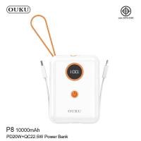 ราคา HOCO รุ่นP8 Powerbank แบตเตอรี่สำรอง 10000mAh Fast Charging PD20W QC22 5W ของแท้ พร้อมสายชาร์จในตัว (20478867717)