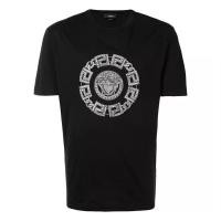 ราคา เสื้อยืดแขนสั้น ผ้าฝ้าย พิมพ์ลาย Versace Medusa head สีดํา สําหรับผู้ชาย (17645633442)