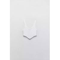 ราคา ZARA ใหม่เสื้อรัดทรงสตรี7901359แบบมีสายแขวนอเนกประสงค์สไตล์ Cewek Seksi ผ้าไร้รอยต่อแท้ (20435803140)