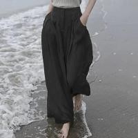 ราคา Alisa Sonya กางเกงขากว้างผ้าชีฟองแสงแฟนซีกางเกงลำลองขายาวสไตล์เกาหลีเอวสูงขายาว (19953568530)