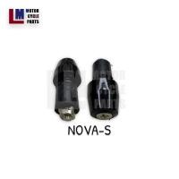 ราคา น๊อตปลายแฮนด์ ตุ้มปลายแฮนด์ HONDA NOVA S ขายราคาเป็นคู่ สีดำ (19414720554)