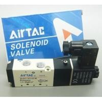 ราคา โซลินอยด์วาล์ว ปิดเปิดลม AirTAC 5 Port 2 Position Single Solenoid Valve Model 4V110 06 220V (2460328751)