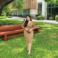 ราคา BeforeDiet ชุดออกงาน ชุดราตรีสาวอ้วน ชุดเพื่อนเจ้าสาวสาวอวบอ้วนไซส์ใหญ่plussize รุ่นDAISY DRESS (19152446255)