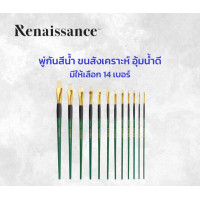 ราคา ขนขาว Renaissance เรนาซองซ์ พู่กันชนิดหัวแบน พู่กันแบนเรนาซองซ์ เหมาะสำหรับสีน้ำมัน และสีอะคริลิค 1 ด้าม (20546040802)