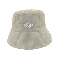 ราคา หมวกบักเก็ตลูกฟูก PISI Block Logo Corduroy Bucket Hat สีออฟไวท์ Off White (14576638174)
