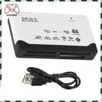 ราคา 100 ของแท้ เครื่องอ่านการ์ดหน่วยความจำ All In One USB External SD Mini Micro M2 MMC XD Fast คืนเงินภายใน 15 วัน (16311099881)