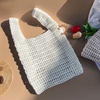 ราคา pmncrochet NEW Plastic Shopping Net Bag กระเป๋าถักทรงถุงก๊อบแก๊บ ลายถักตาข่าย กระเป๋าทรงถุงหิ้ว พร้อมส่ง (19897572973)