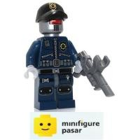 ราคา HOT pdh711 tlm025 Lego The Lego Movie 70801 Robo SWAT Minifigure w Blaster New (20320068328)