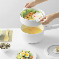 ราคา Ankale หม้อทอดไฟฟ้าขนาดเล็กอเนกประสงค์หม้อทำอาหารไฟฟ้าสำหรับหอพักขนาดเล็กอเนกประสงค์สำหรับที่ทำอาหารด้วยไฟฟ้าขนาดเล็กทำก๋วยเตี๋ยว (20207521056)