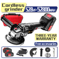 ราคา เครื่องเจียรไฟฟ้าไร้สาย 258VF แบตเตอรี่ลิเธียม 20V สองก้อน มอเตอร์ไร้แปรงถ่าน หินตัดและขัด ไม้ เหล็ก เครื่องเจียรไร้สาย Brushless grinder (18578739150)